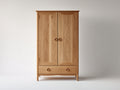 Armadio-legno-122x57x197 cm-rovere naturale-classico nordico