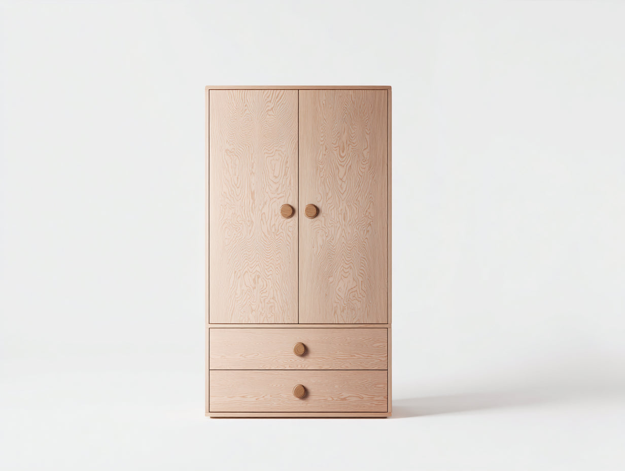 Armadio-legno-112x55x188 cm-legno naturale-minimalista