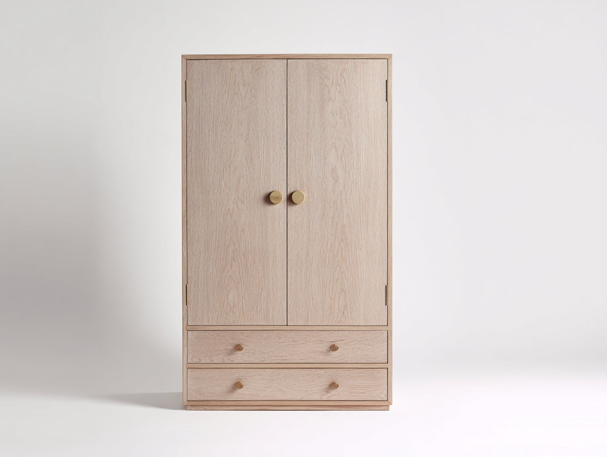 Armadio-legno-108x54x186 cm-rovere chiaro-minimalista